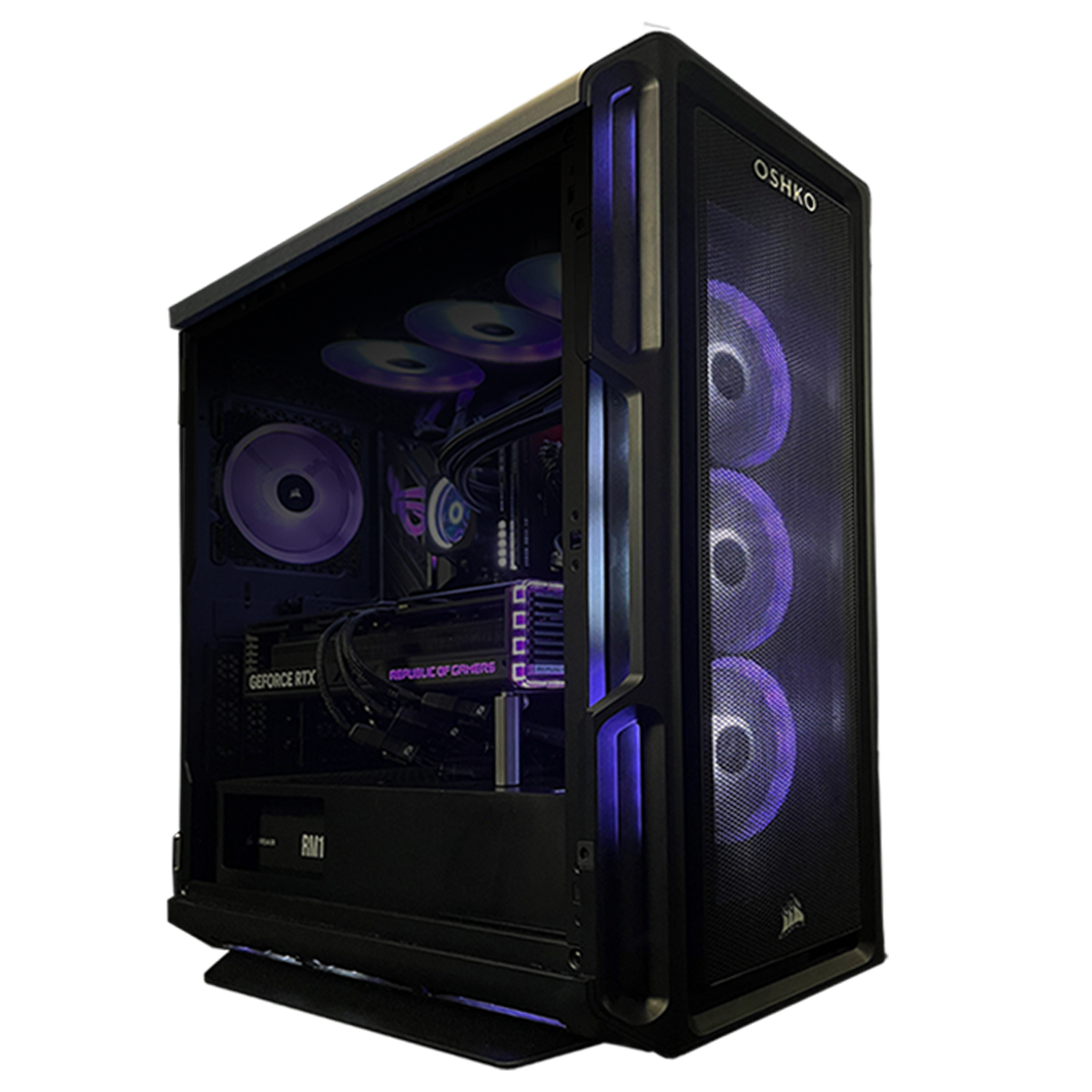 OSHKO Odyssey custom gaming PC with Intel 13th gen processor and NVIDIA GeForce RTX graphics card